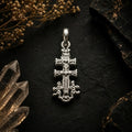 Colgante Cruz de Caravaca en Plata de Ley 925