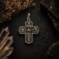 Colgante Cruz de las Cuatro Vías en Plata de Ley 925