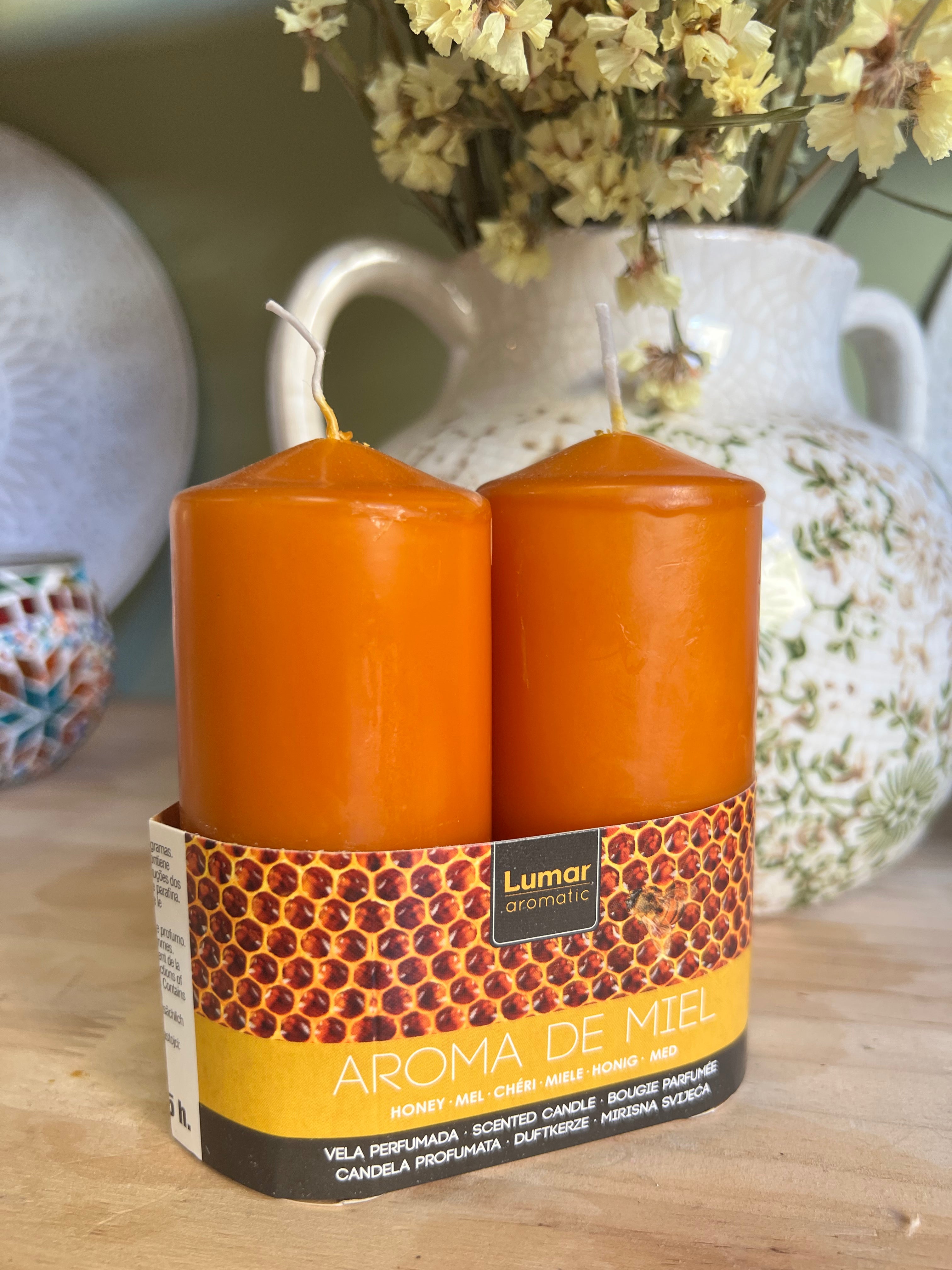 Pack velas de miel